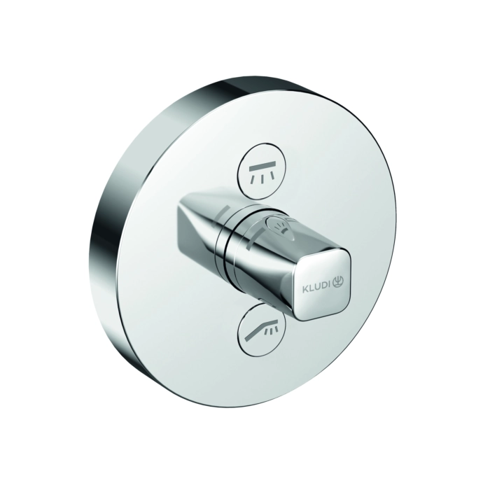 Kludi-Push-387120538-concealed-fitting,-round,-chrome