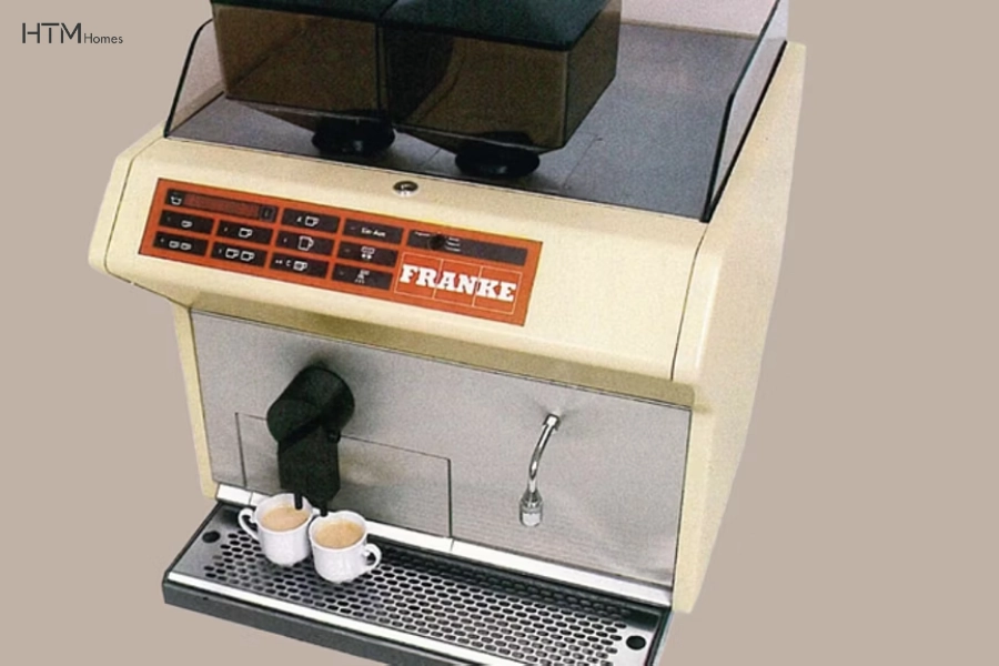 Máy pha cà phê Franke TA - sản phẩm đầu tiên đánh dấu Franke bước vào lĩnh vực Coffee Systems từ năm 1984.