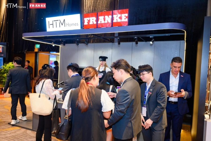 Showroom thiết bị Franke là nơi kiến trúc sư, nhà thiết kế nội thất và chủ nhà có thể đến trải nghiệm thực tế sản phẩm và không gian bếp